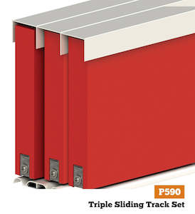 Sliding Doors: Robemaker P590 - Triple Sliding Track set