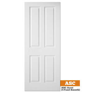 Moulded Panel Smooth Ascot (4 Panel Smooth) - Solid Core