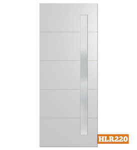 Mdf Doors: Linear HLR220 Unglazed - Solid Core