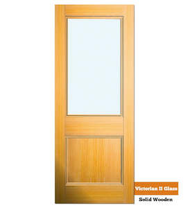 Solid Wooden Doors Interior Doors: Victorian II Glass - Interior Doors