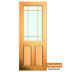 Solid Wooden Doors Interior Doors: Provincial 6 - Interior Doors