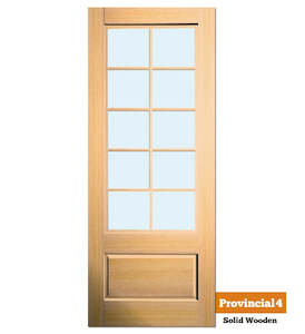 Solid Wooden Doors Interior Doors: Provincial 4 - Interior Doors