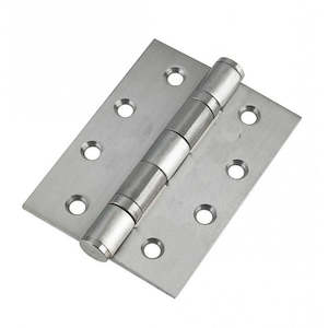 Hinges: Hinge SS304 Square Edge 100 x 75 x 2.5mm Fixpin