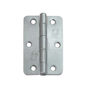 Hinges: Hinge Steel 89X58X2  1/4 Radius (GREASED PIN)