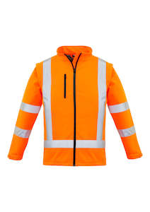 ZJ770 Syzmik Womens Hi Vis Rail X Back 2 In 1 Softshell Jacket