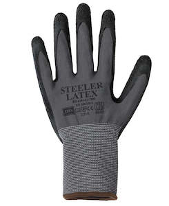 8R029 JB's STEELER LATEX CRINKLE GLOVE (12 PACK)