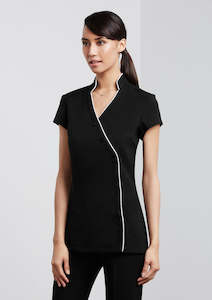 H134LS Zen Ladies Crossover Tunic