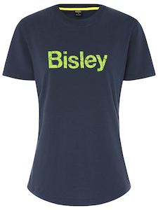 BKTL064 BISLEY WOMEN'S COTTON LOGO TEE