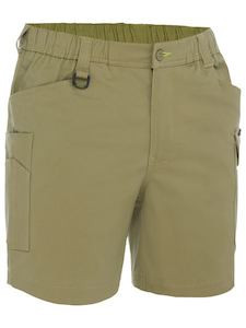 BSHC1018 Bisley Stretch Cotton Elastic Waist Cargo Short