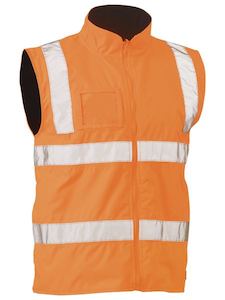 BV0364T Bisley Taped Hi Vis Rail Wet Weather Vest