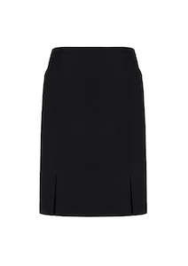 20720 BizCorporates Womens Front Pleat Detail Straight Skirt - Clearance