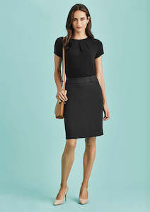 20115 BizCorporates Womens Multi-Pleat Skirt