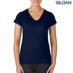 47V00L Gildan Performance Ladies’ V-Neck Tech T-Shirt - Seconds