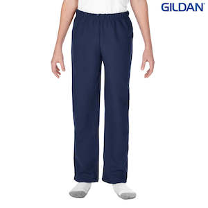 18400B Gildan Heavy Blend Youth Open Bottom Sweatpants - Seconds