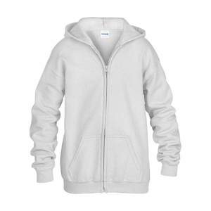 Clothing wholesaling: 18600B Gildan Youth Heavy Weight Zip Hoodie - Clearance