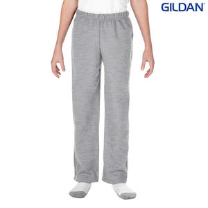 18400B Gildan Heavy Blend Youth Open Bottom Sweatpants