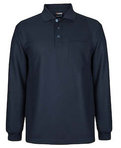 7WPL JB's Podium L/S Waffle Pocket Polo