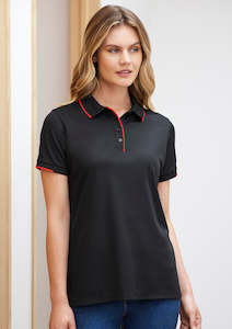 P313LS BisCollection Womens Focus Short Sleeve Polo