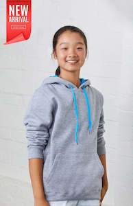 HP03K CF Crew Contrast Kids Hoodie