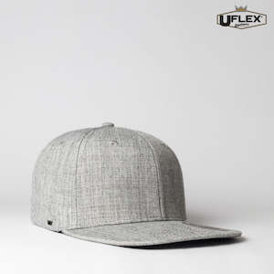 U15604 UFlex Adults Flat Peak 6 Panel Fitted