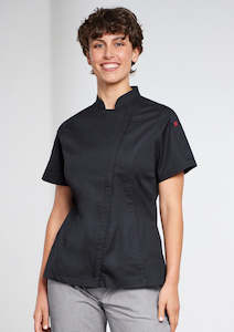 CH330LS Bizcollection Alfresco Womens Short Sleeve Chef Jacket