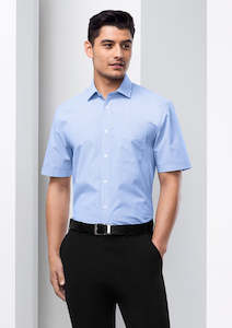 S812MS BizCollection Mens Euro Short Sleeve Shirt