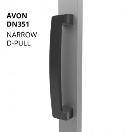 Building supplies wholesaling: DN351 Narrow Style D Pull Handle