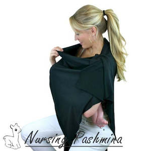 Nursery stock - wholesale: Nursing Pashmina Shawl - Black