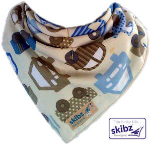 Nursery stock - wholesale: Skibz Dribble Bandana Bib - Cars