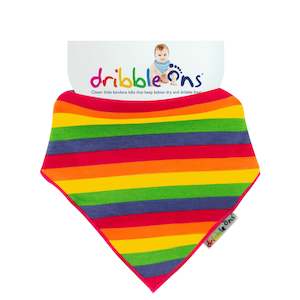 Nursery stock - wholesale: Dribble Ons Designer Bandana Bib - Rainbow