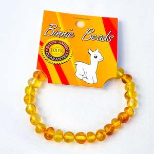 Baby amber bracelet - Honey