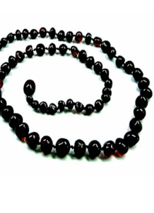 Child amber necklace - Cherry