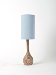 Lighting: Hand turned table lamp