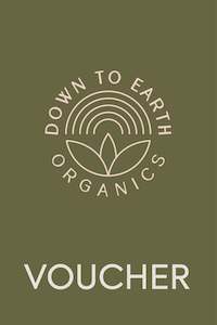 Down to Earth Organics Online Gift Voucher