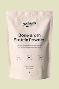 Mitchells Nutrition Bone Broth Protein Powder | Natural Vanilla