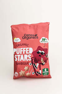 Ceres Organics Puffed Stars BBQ 80g