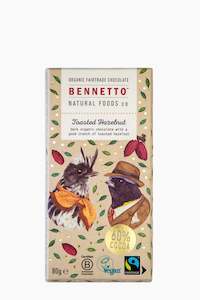 Bennetto Toasted Hazelnut Dark Chocolate