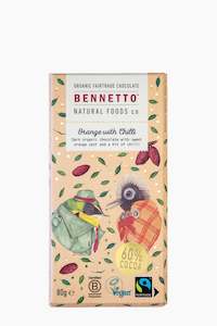 Bennetto Orange with Chilli Dark Chocolate