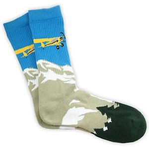 Premium Crew Socks - Bush Pilot Design