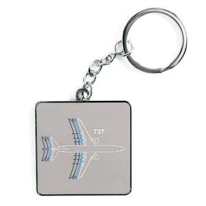 Boeing 737 Motion Keyring