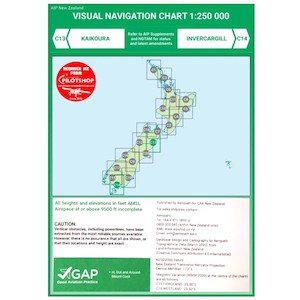 C13/C14 VNC Kaikoura Invercargill - (1:250,000) – 28 Nov 2024