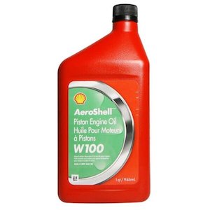 AeroShell W100 Aviation Oil - 1 Quart