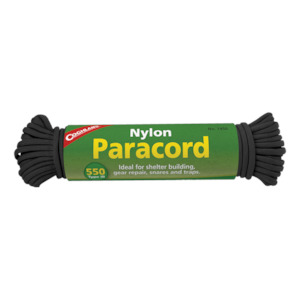 Coghlans Paracord 50' (black)