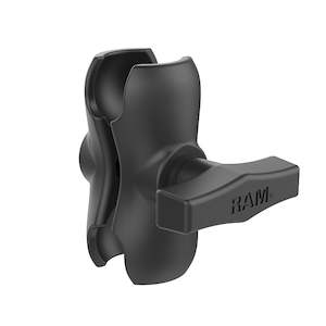 RAM Double Socket Arm for C Size 1.5" Ball Bases, Short