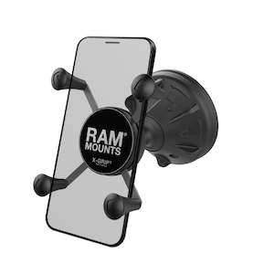 RAM X-Grip for Small Smartphones with Mighty-Buddy Suction Cup