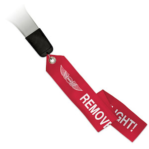 Remove Before Flight: ASA Pitot Tube Cover Blade