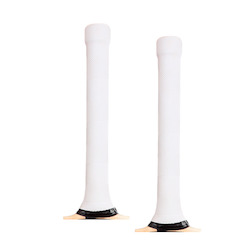 Sporting equipment: White Chevron Grip - Twin pack