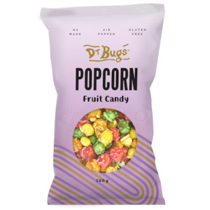 Products: Dr Bugs Fruit Candy Popcorn 150g