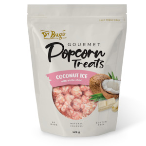 Dr Bugs Coconut Ice Gourmet Popcorn Treat 120g