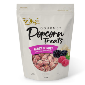 Dr Bugs Berry Sorbet Gourmet Popcorn Treats 120g